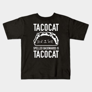 Tacocat Spelled Backwards Is Tacocat Kids T-Shirt